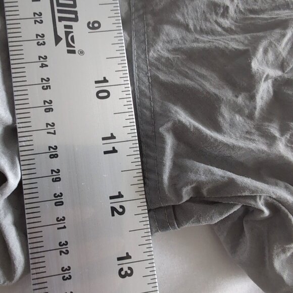 Vintage Y2K Speedo Men's Swim Shorts Light Grey/Neon/Black Lined, Small - Picture 8 of 8